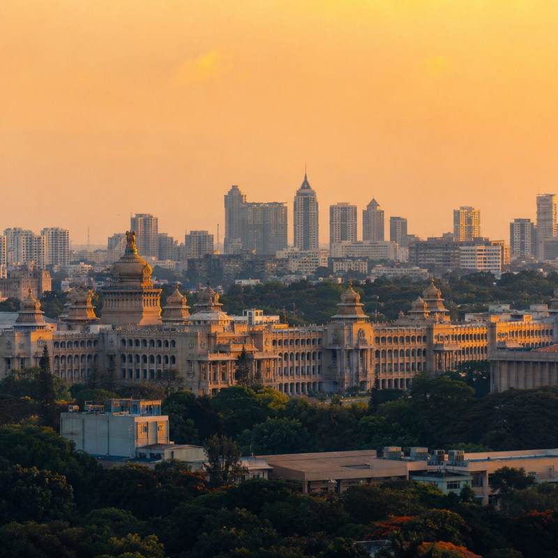 Bengaluru at golden hour