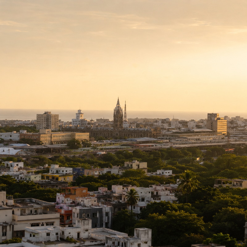 Chennai at golden hour